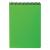 Блокнот А5 80л спираль клетка обложка пластик Brauberg Metropolis зеленый