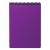Блокнот А5 80л спираль обложка пластик клетка Brauberg Metropolis фиолетовый