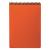 Блокнот А5 80л спираль клетка обложка пластик Brauberg Metropolis оранжевый