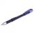 Ручка гелевая синяя Brauberg Impulse 0,5мм грип игольчатый узел линия письма 0,35мм