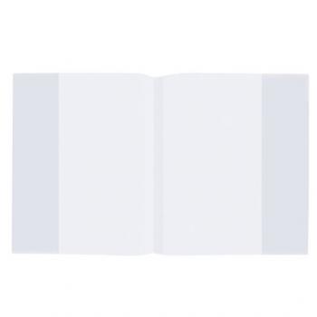 Обложка для тетради и дневника ПИФАГОР ПП прозрачная плотная 210х350мм 60мкм