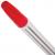 Ручка шариковая красная Brauberg Line 1,0мм корпус прозрачный линия письма 0,5мм