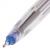 Ручка шариковая синяя Brauberg Ice масляная корпус прозрачный узел 0,6мм линия письма 0,3мм