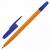 Ручка шариковая синяя Brauberg Orange Line корпус оранжевый узел 1мм линия письма 0,5мм