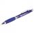 Ручка шариковая автоматическая синяя Brauberg Jet-X с грипом масляная узел 0,7мм линия письма 