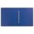 Папка с металлическим пружинным скоросшивателем Brauberg картон/ПВХ 35мм синяя до 290л