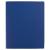 Папка с металлическим пружинным скоросшивателем Brauberg картон/ПВХ 35мм синяя до 290л