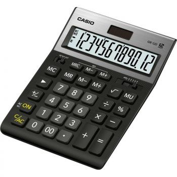 Калькулятор 12 разр Casio GR-120-W-EP металлическая панель
