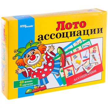 Игра настольная Лото Step Puzzle Ассоциации картонная коробка