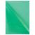 Уголок 100мкм Brauberg прозрачный зеленый