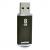 Флеш диск 8GB SmartBuy V-Cut USB 2.0 металлический корпус, черный, SB8GBVC-K