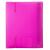 Тетрадь на кольцах А5 175х220мм 120л с фиксирующей резинкой Brauberg розовая