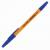 Ручка шариковая синяя Staff Orange C-51 корпус оранжевый узел 1мм линия письма 0,5мм