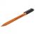 Ручка шариковая черная Brauberg Solar 1мм трехгранная корпус оранжевый