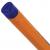 Ручка шариковая синяя Brauberg Solar 1мм трехгранная корпус оранжевый