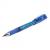 Ручка гелевая стираемая синяя Staff 0,5мм хромированные детали