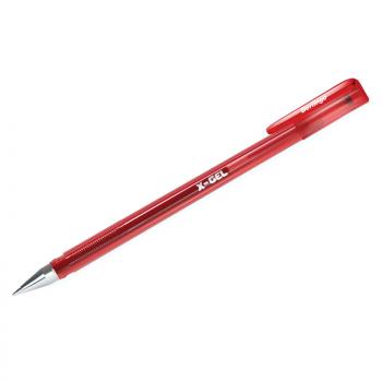 Ручка гелевая красная 0,5мм Berlingo X-Gel