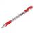 Ручка шариковая красная Brauberg масляная 0,7мм с грипом Max-Oil игольчатый узел
