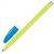 Ручка шариковая синяя Пифагор масляная узел 0,6мм линия письма 0,3мм корпус ассорти