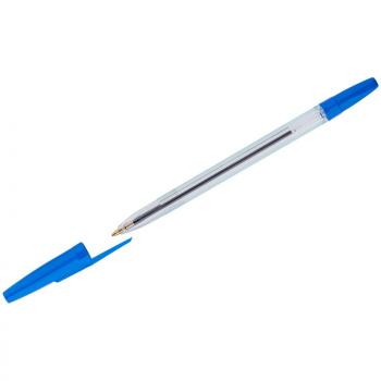 Ручка шариковая синяя Стамм 111 Офис 0,7-1,0мм тонированный корпус/100  ОФ999