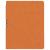 Тетрадь А5 (175x215 мм) Brauberg NEBRASKA 120л гибкая под кожу, ручка, клетка, оранжевый