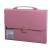 Портфель 13 отд А4 327х254х30мм Brauberg пластик розовый