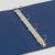 Папка на 4 кольцах 35мм Brauberg картон/ПВХ синяя до 250 листов удвоенный срок службы
