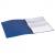 Папка на 2 кольцах 21мм Brauberg Office синяя до 120 листов 0,5мм
