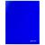 Папка на 2 кольцах 25мм Brauberg Neon внутренний карман неоновая синяя до 170 листов 0,7мм