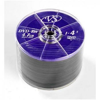 Диск DVD-RW VS 4,7ГБ 4x bulk 50шт/уп