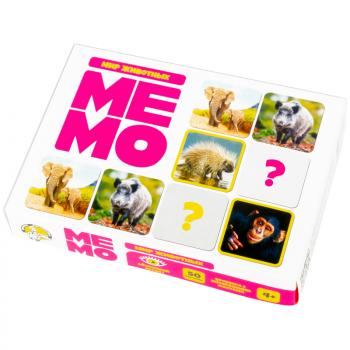 Игра настольная Десятое королевство Мемо Мир животных 50 карточек картонная коробка