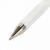 Ручка гелевая белая Brauberg White Pastel 1,0мм линия письма 0,5мм корпус прозрачный 