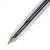 Ручка шариковая черная Corvina 51 Classic 1,0мм корпус прозрачный линия письма 0,7мм