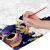 Раскраска по номерам А4 Юнландия Бабочка с акриловыми красками на картоне кисть
