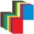 Набор цветного картона и цветной бумаги А4 мелованные 8+8 цветов в папке Brauberg Радуга