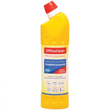 Средство для сантехники OfficeClean Professional SuperCleaner гель 1л 