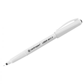Ручка капиллярная Centropen Liner 4611 черная 0,3мм трехгранная