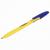 Ручка шариковая синяя корпус желтый  1мм линия письма 0,5мм Юнландия Classic