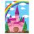 Раскраска по номерам А5 Юнландия Замок с акриловыми красками на картоне кисть