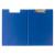 Папка-планшет Staff А4 318х228мм с прижимом и крышкой картон/ПВХ синяя