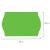 Этикет-лента 26х16мм волна зеленая комплект 5 рулонов по 800шт Brauberg