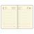 Ежедневник датированный 2023 А5 138x213мм Brauberg Pastel под кожу бирюзовый