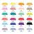 Маркеры для скетчинга двусторонние  24шт базовые цвета в чехле Brauberg