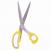 Ножницы портновские 230мм желтые с резиновыми серыми вставками Остров Сокровищ Премиум