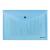 Конверт на кнопке А4 180мкм до 100 листов непрозрачная аквамарин Brauberg Pastel 