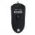 Мышь проводная USB 1600 dpi 2 кнопки + колесо-кнопка оптическая черная Sonnen B61