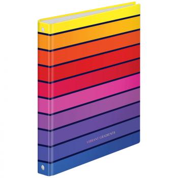 Тетрадь на кольцах А4 100л 7БЦ ArtSpace Узоры Vibrant gradient глянцевая ламинация