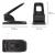 Дырокол 60л Brauberg Heavy duty металлический черный