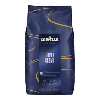 Кофе зерно LAVAZZA Espresso Super Crema 1000г вакуумная упаковка 4202