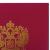 Папка адресная А4 с гербом России Staff Basic ПВХ бордовая индивидуальная упаковка 